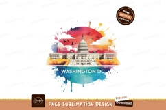 Capitol building with colorful splash dome architecture Product Image 1