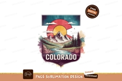 Colorado mountains river sun clouds image Product Image 1