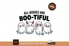 Cute ghosts boo halloween spooky Product Image 1