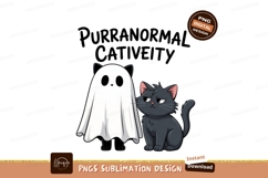 Ghost cat duo black white Product Image 1