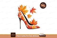 Autumn leaf stiletto heel fall leaves Product Image 1