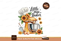 Orange mixer sunflowers chef hat eggs image Product Image 1