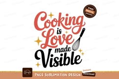 Cooking Love Script text lettering Product Image 1
