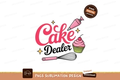Pink cake baking tools and cupcake frosting whisk Product Image 1