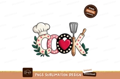 Chef Hat Heart Spatula Rolling Pin image Product Image 1