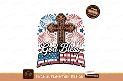 Leopard cross fireworks America blue Product Image 1