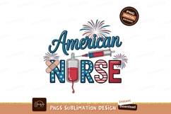 American nurse patriotic medical celebration image Product Image 1