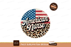 American nurse leopard flag stars Product Image 1