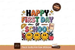 Happy first day school sublimation Product Image 1