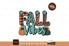 Autumn patterns pumpkins sunflowers fall leopard Product Image 1