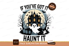 Haunted house spooky ghosts bats halloween Product Image 1
