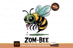 Zombie bee dripping green goo insect creepy Product Image 1