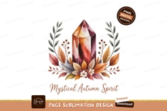 Crystal Autumn Wreath leaves flowers Product Image 1