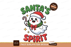 Cute Ghost Christmas Character candy cane Product Image 1