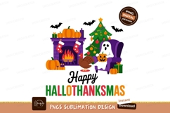 Festive holiday mashup with turkey and pumpkin christmas Product Image 1