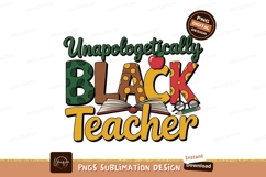 Unapologetically Black Teacher education apple Product Image 1