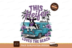Heifer truck beach vacation sunglasses Product Image 1