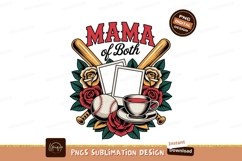 Mama baseball roses coffee cup photos image Product Image 1