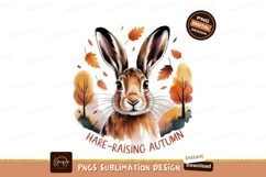 Hare Autumn Leaves Trees rabbit Product Image 1