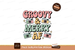 Groovy Merry Cameras retro pink Product Image 1