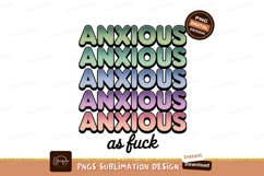 Anxious gradient text pastel colors Product Image 1