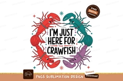 Just Here For The Crawfish Design Product Image 1
