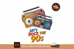 Retro boomboxes playing music audio speakers Product Image 1