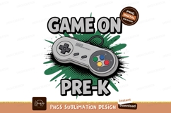 Game controller with green splatters gaming retro Product Image 1