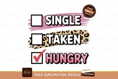 Single taken hungry check pink Product Image 1