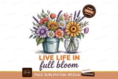 Colorful floral arrangements in bucket and vase flowers Product Image 1