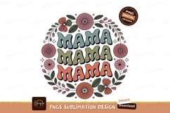 Mama floral wreath flowers leaves Product Image 1
