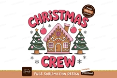 Gingerbread house Christmas trees festive image Product Image 1