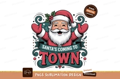 Jolly Santa Claus festive greeting christmas holiday Product Image 1