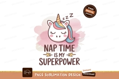 Sleepy unicorn nap time superpower image Product Image 1