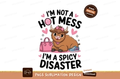 Cartoon Yak Spicy Disaster Sublimation Png Product Image 1