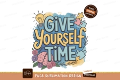 Give Yourself Time lightbulb brain Product Image 1