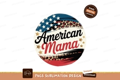 American Mama patriotic design stars stripes Product Image 1
