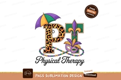 Mardi Gras letters leopard mask beads image Product Image 1