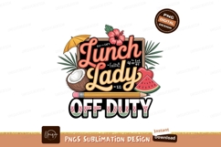 Lunch Lady Off Duty Tropical image Product Image 1