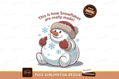 Chubby snowman wearing hat and mittens winter cold Product Image 1