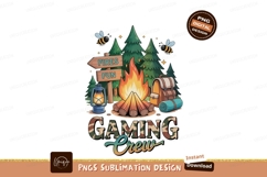 Camping campfire forest adventure trees Product Image 1