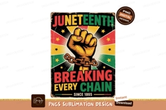 Juneteenth fist breaking chain freedom emancipation Product Image 1