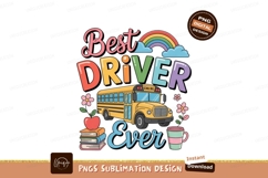 Best Driver Rainbow Bus Apple Books school Product Image 1