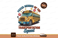Yellow school bus transportation squad image Product Image 1