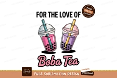 Pink purple boba drinks tapioca Product Image 1