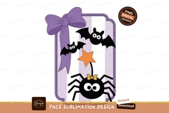 Purple bow bats spider star halloween Product Image 1