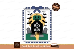 Spooky graveyard pumpkin bats moon halloween Product Image 1