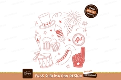 Patriotic Celebration Icons fourth july Product Image 1