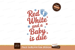 Red white baby due blue feet Product Image 1