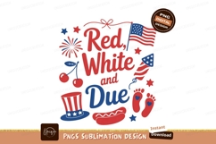 Red white blue patriotic celebration image Product Image 1